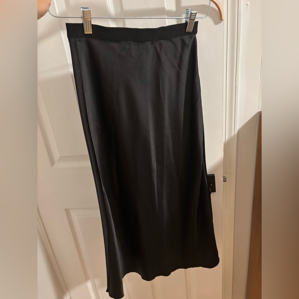Nordstrom Midi silk-feel Skirt
